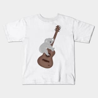 koala loves guitar Kids T-Shirt